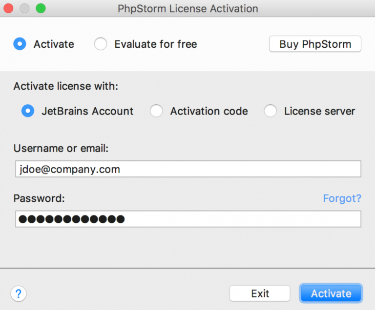free license server for phpstorm